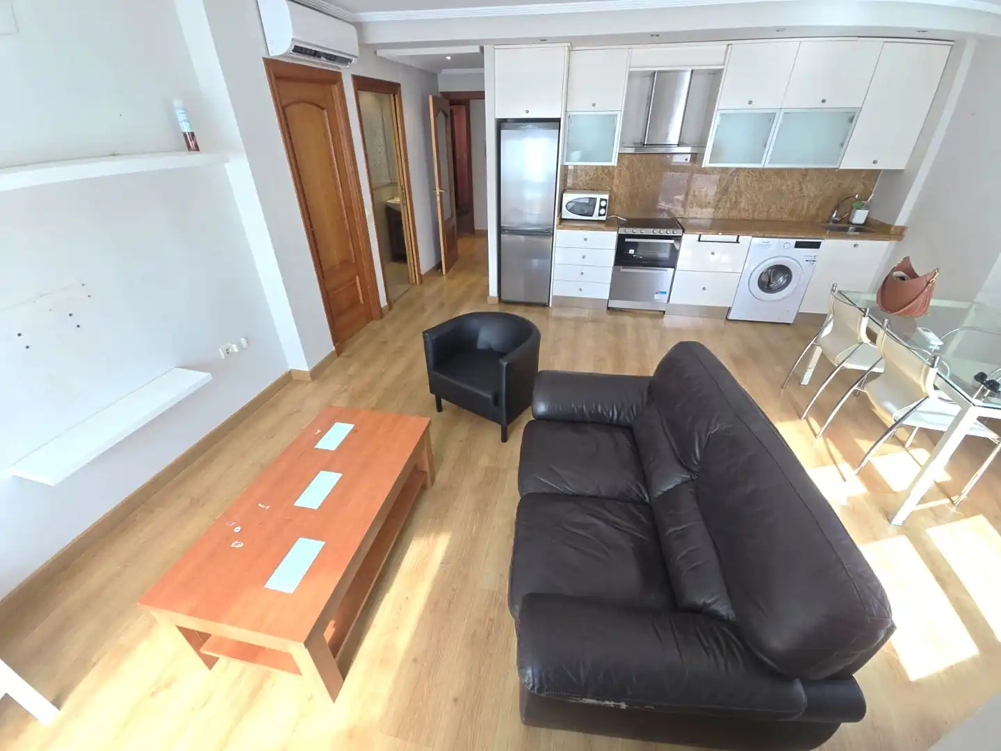 Living room of Apartments for rent in Cáceres  with Air Conditioner, Heating and Furnished
