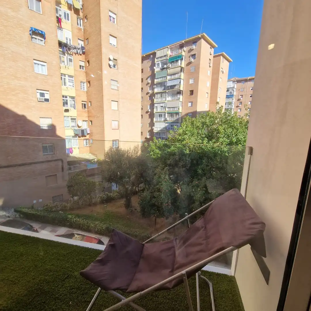 Balcony of Flat for sale in Málaga  with Air Conditioner, Storage room and Furnished