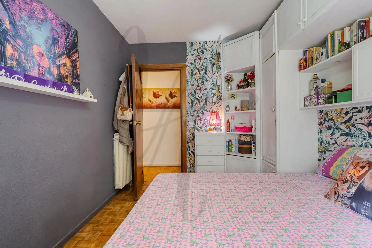 Bedroom of Flat for sale in San Sebastián de los Reyes  with Heating, Parquet flooring and Terrace