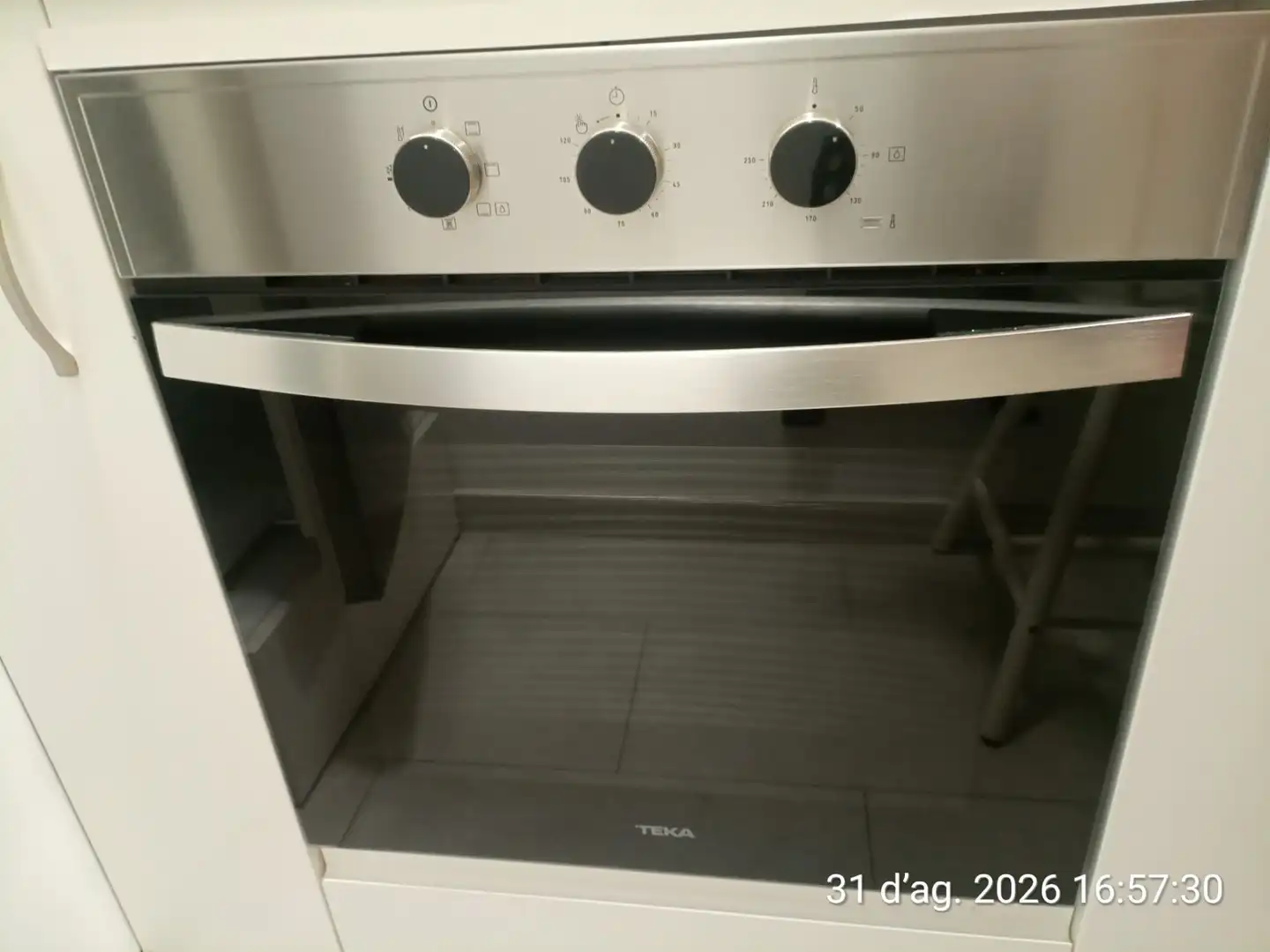 Kitchen of Flat for rent in Barcelona  with Air Conditioner, Heating and Furnished