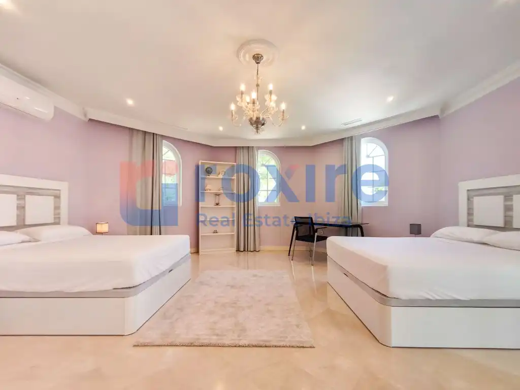 Bedroom of Houses for rent in Sant Josep de sa Talaia  with Air Conditioner, Private garden and Terrace