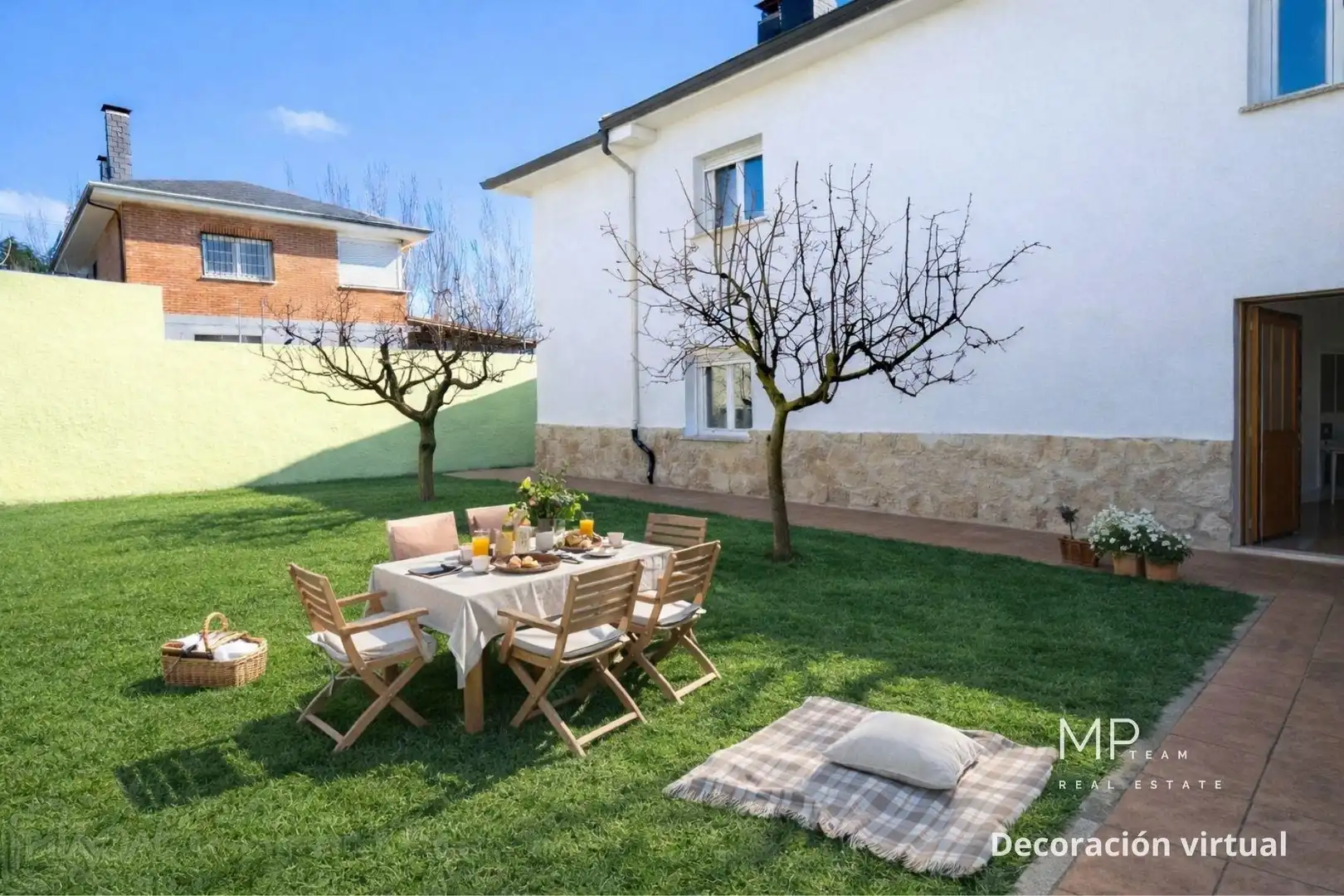 Terraza de Casa o chalet en venta en Galapagar con Calefacción y Piscina