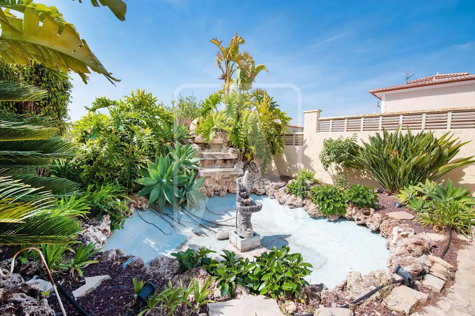 Garden of Houses for sale in Calpe / Calp  with Air Conditioner, Private garden and Terrace