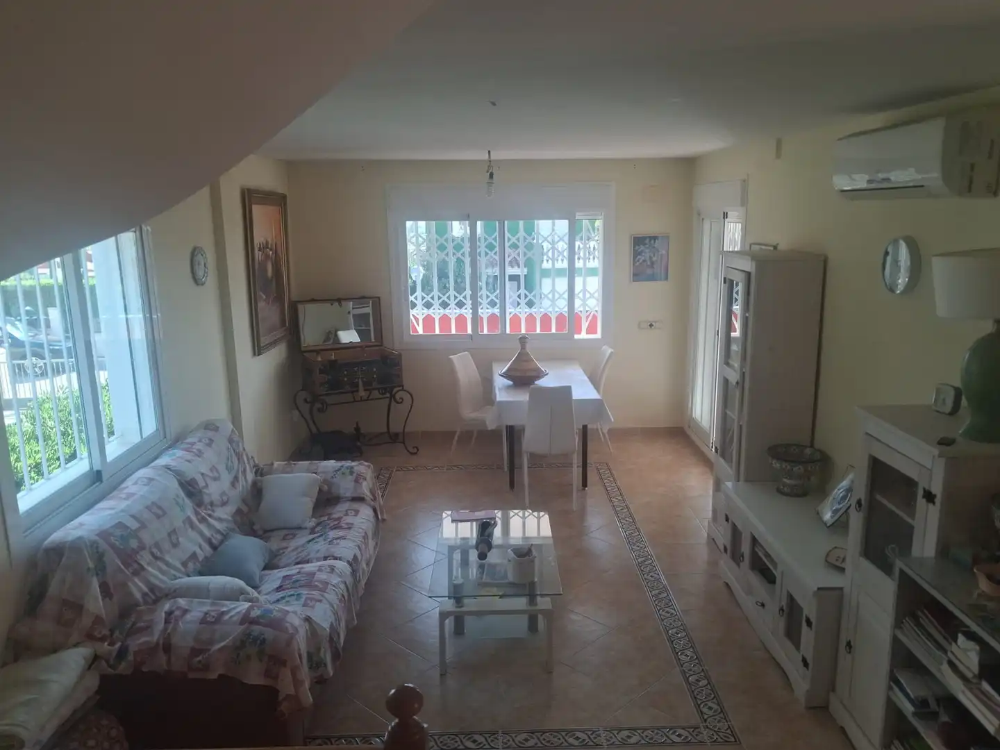 Sala de estar de Casa o chalet de alquiler en Peñíscola / Peníscola con Jardín privado, Terraza y Piscina