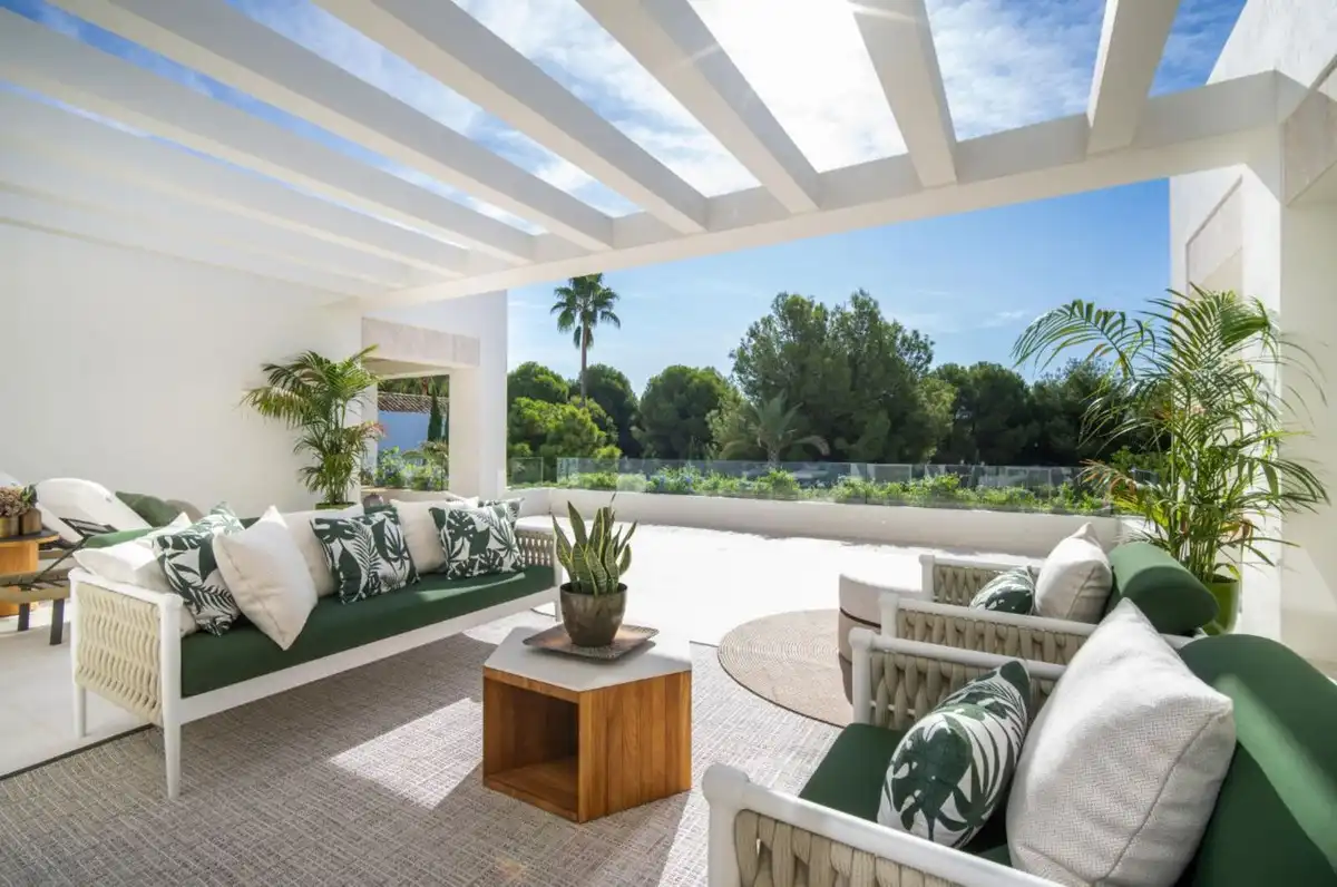 Terraza de Casa o chalet en venta en Marbella con Aire acondicionado, Jardín privado y Terraza