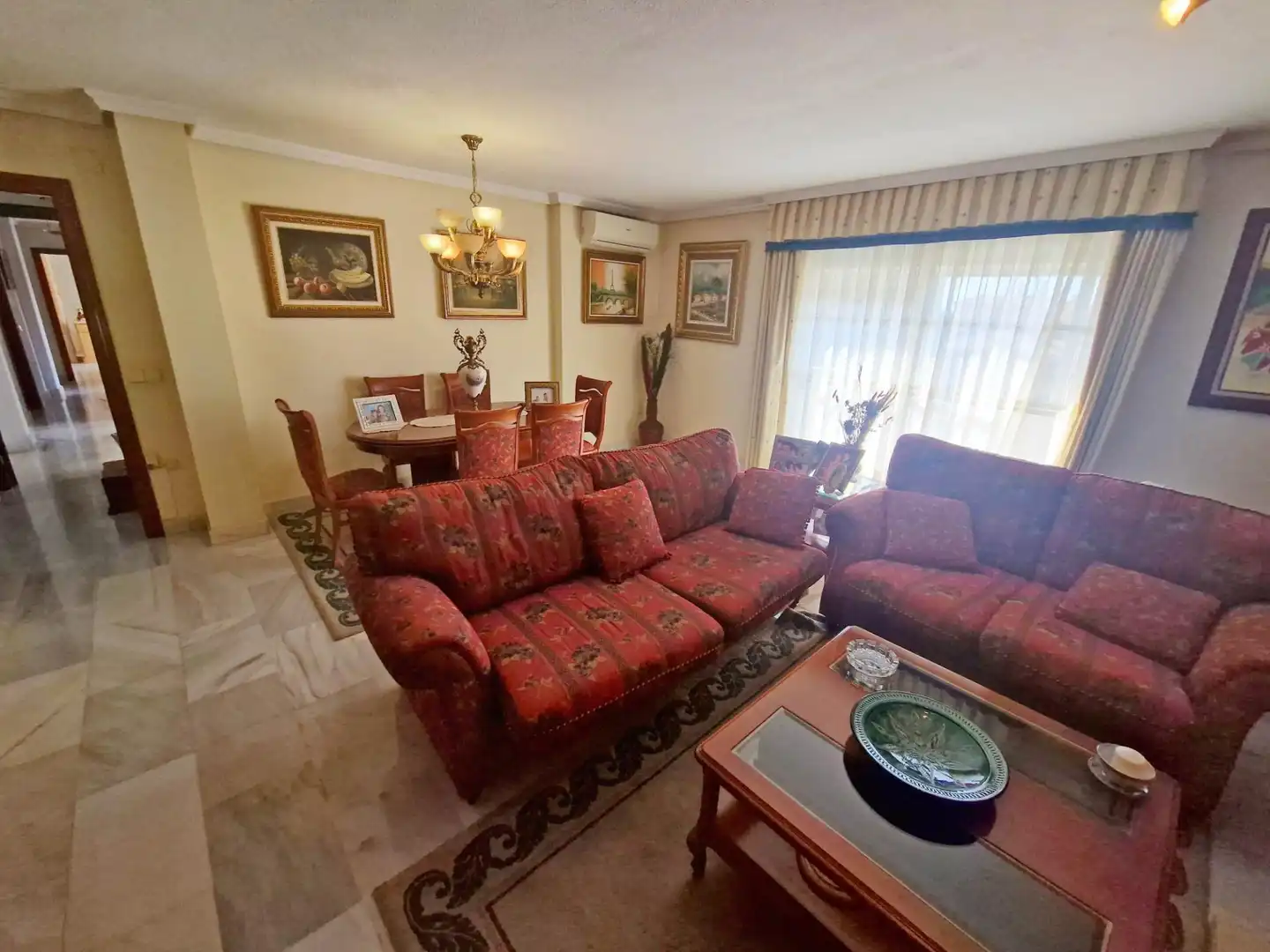 Sala d'estar de Àtic en venda en Málaga amb Aire condicionat, Calefacció i Jardí privat