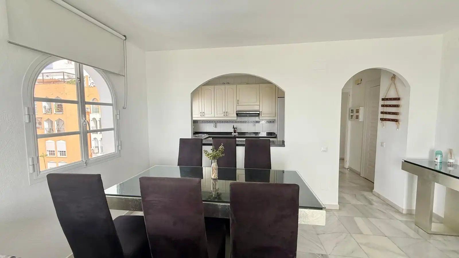 Dining room of Flat for sale in Estepona  with Terrace, Furnished and Oven