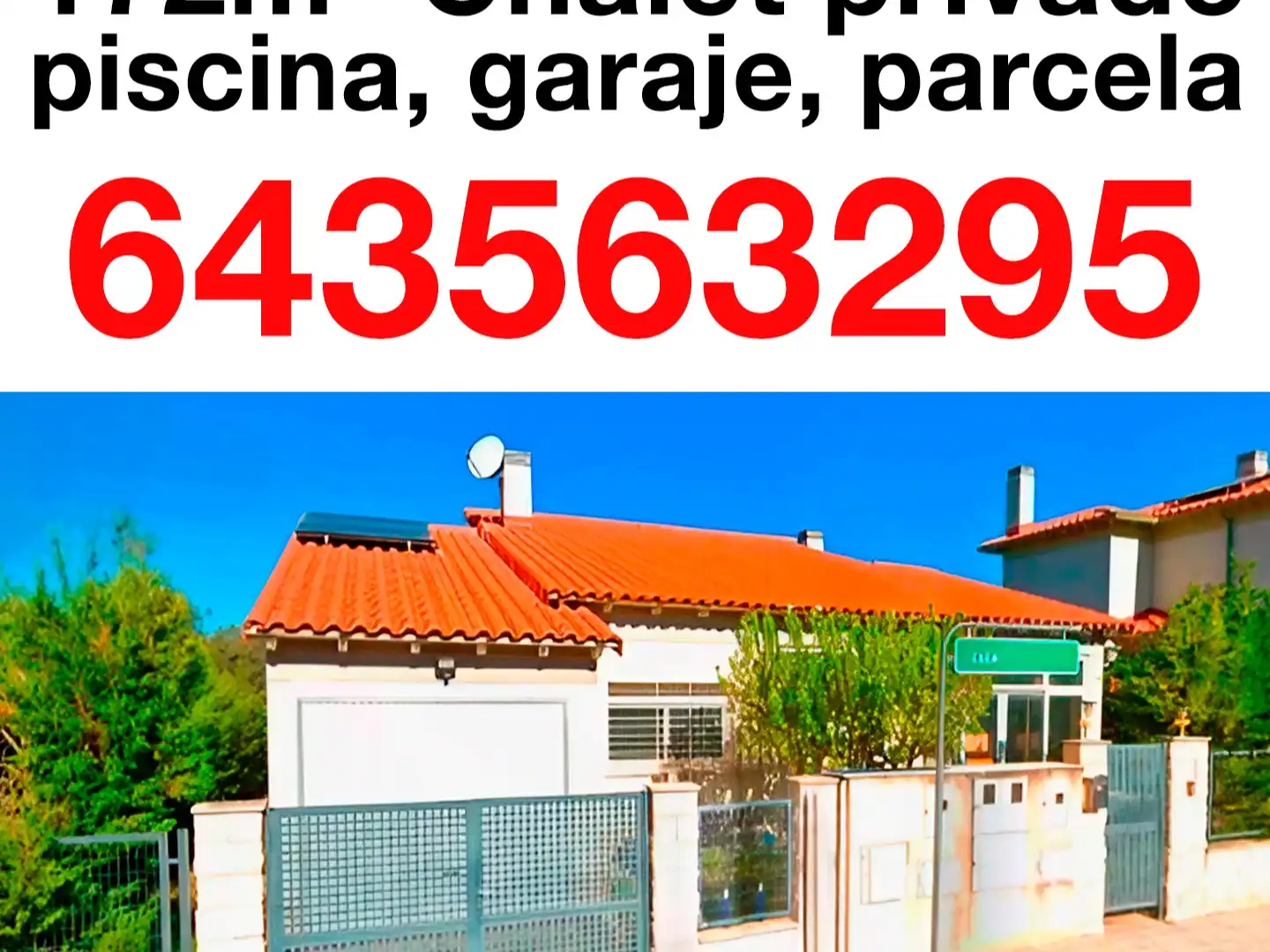 Chalet con jardín en venta en Calle Mayor 1