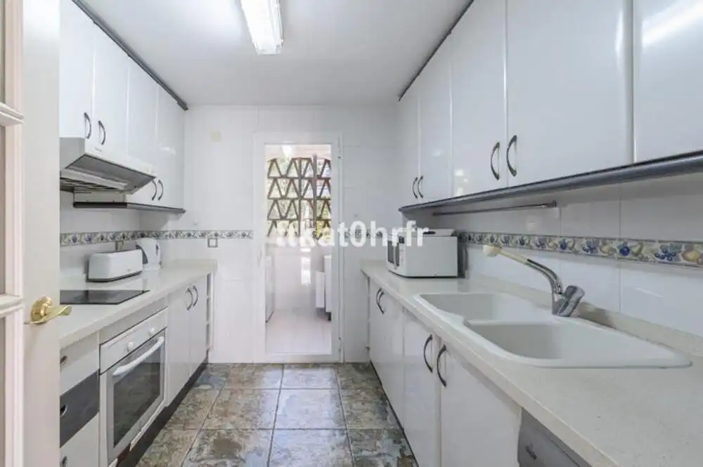 Kitchen of Apartments for rent in Marbella  with Air Conditioner, Terrace and Swimming Pool