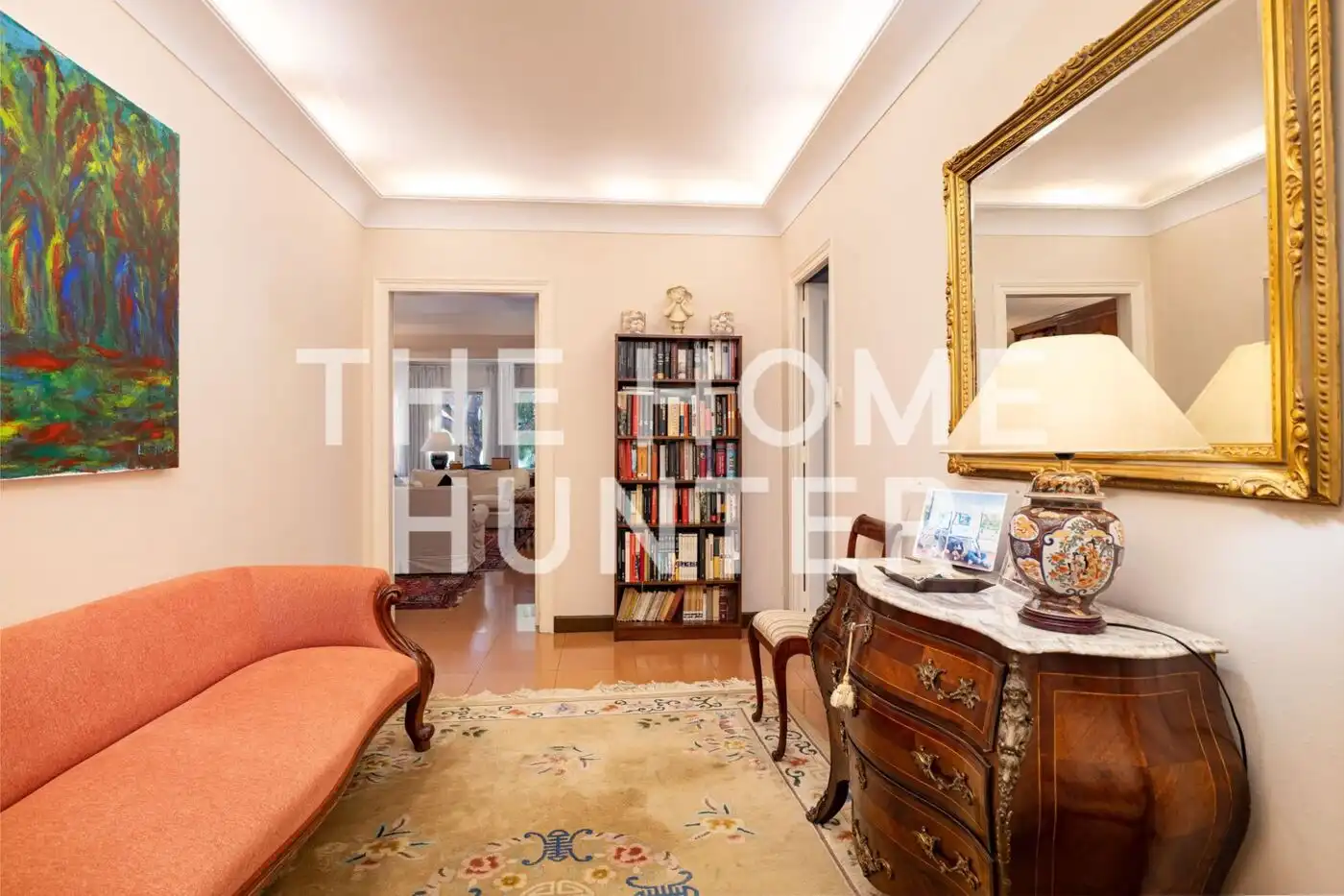 Sala de estar de Piso en venta en Barcelona con Calefacción, Jardín privado y Terraza
