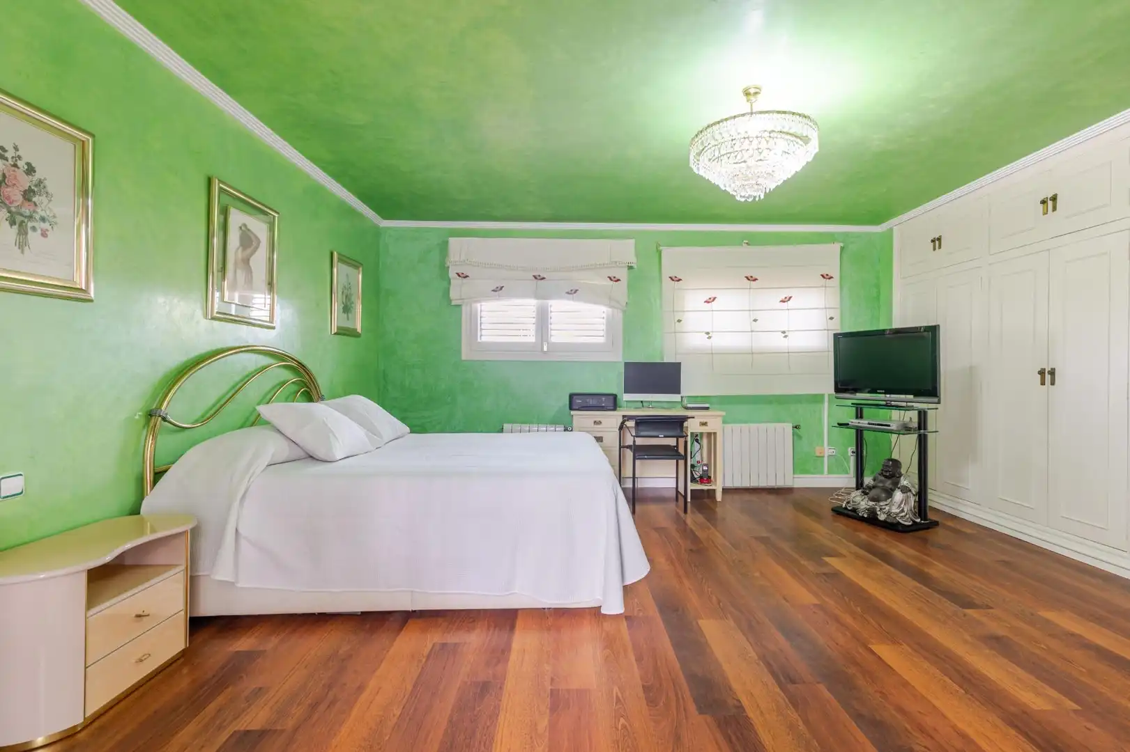 Bedroom of Houses for sale in L'Eliana  with Air Conditioner, Heating and Private garden