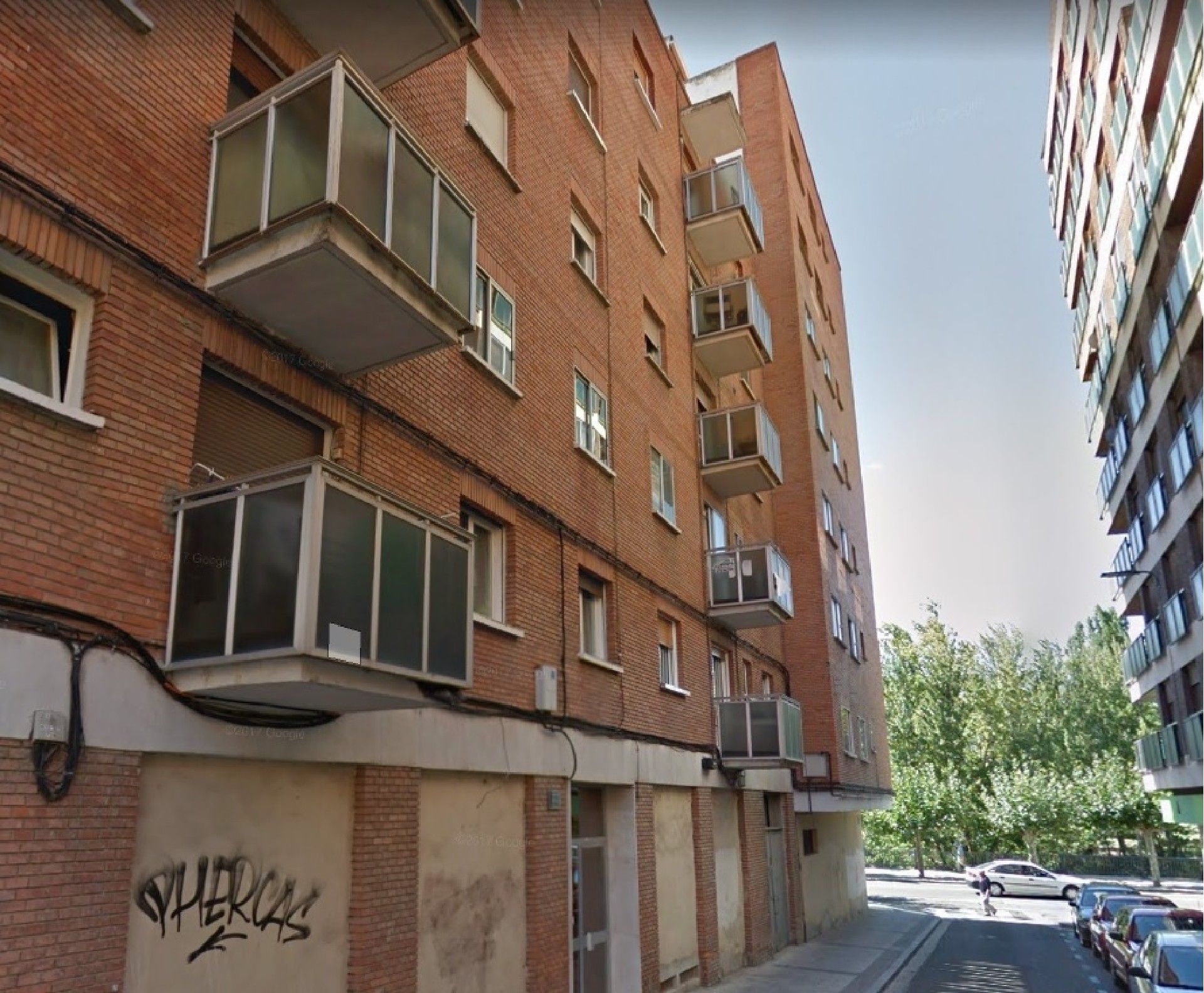 Außenansicht von Wohnungen miete in Palencia Capital mit Heizung, Terrasse und Möbliert