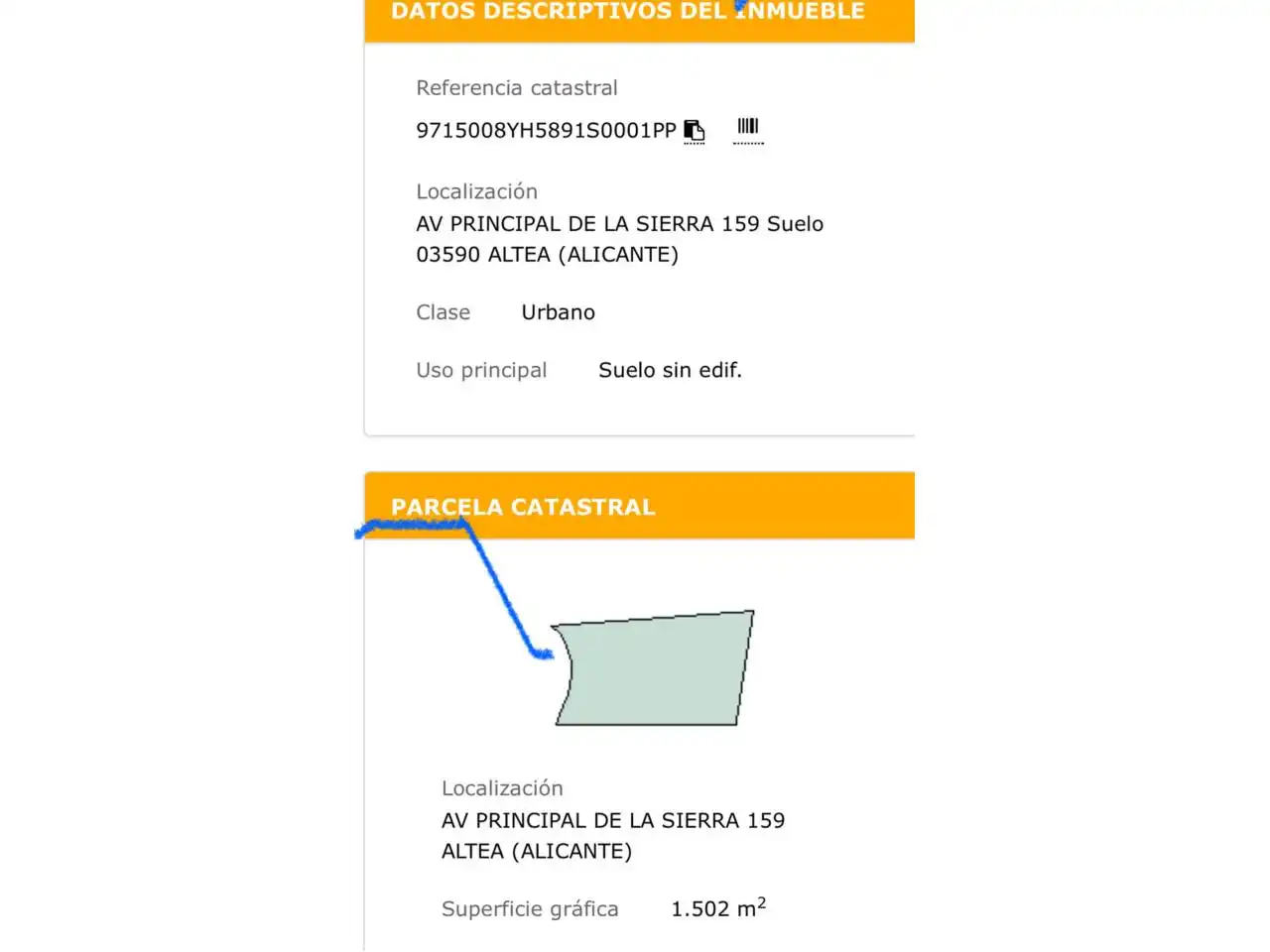 Residential land for sale in Avenida Principal de la Sierra, imagen 4