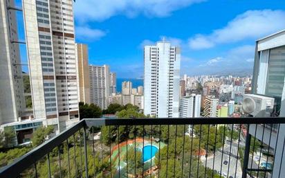 Exterior view of Flat for sale in Benidorm  with Private garden, Balcony and Community pool