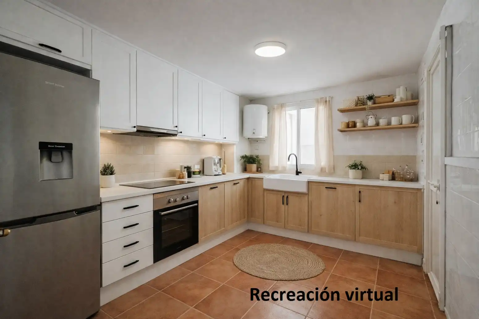Cocina de Casa o chalet en venta en Daimús con Aire acondicionado, Calefacción y Terraza