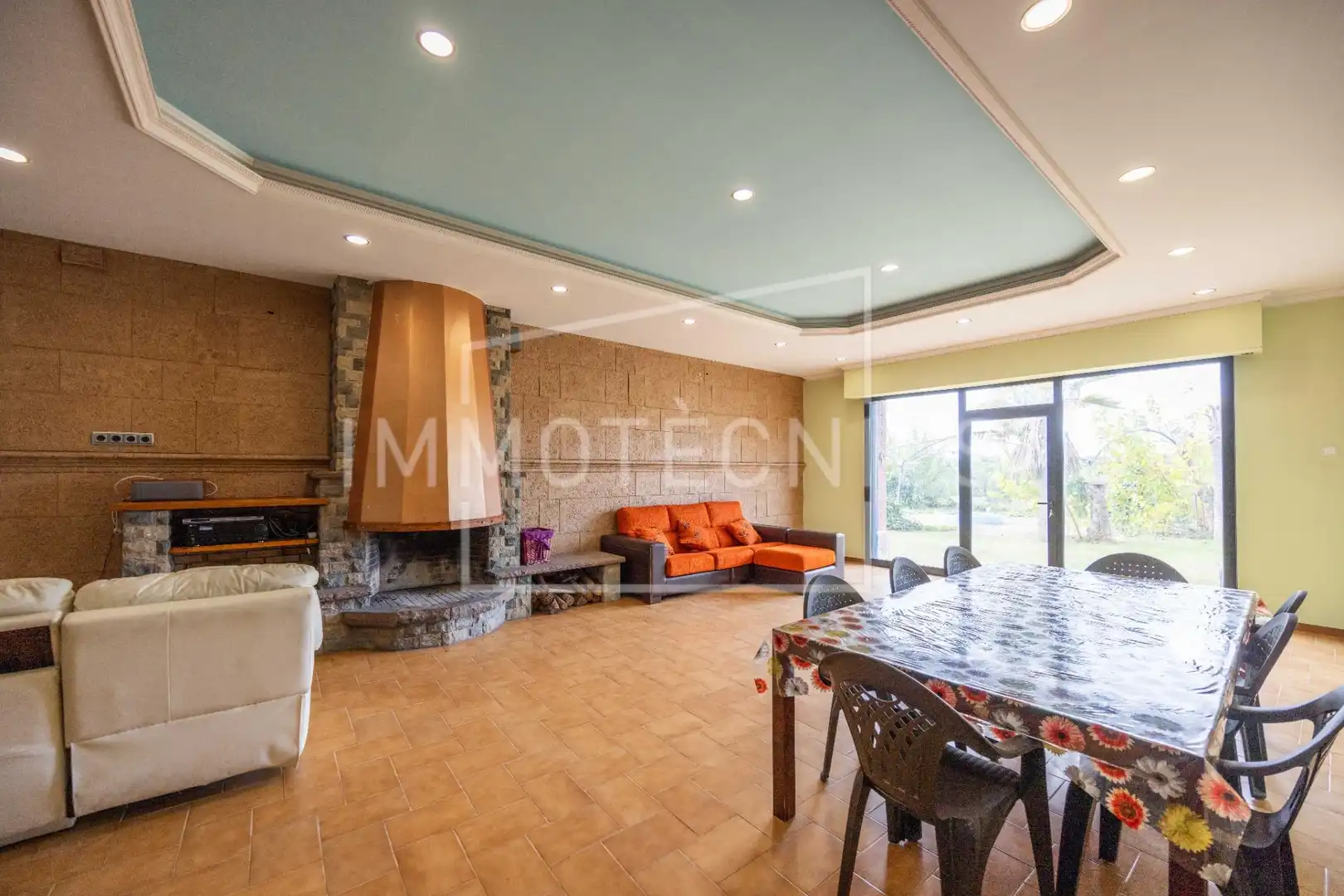 Sala de estar de Casa o chalet en venta en Lliçà de Vall con Aire acondicionado, Jardín privado y Terraza