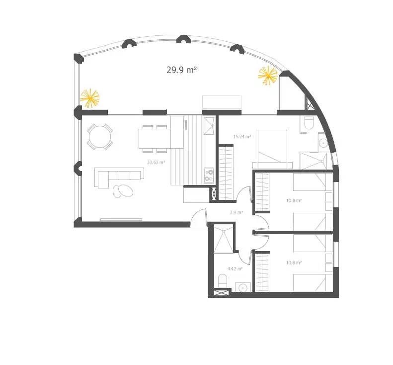 Apartment with pool for sale in El Secanet - Hacienda del Sol, imagen 9