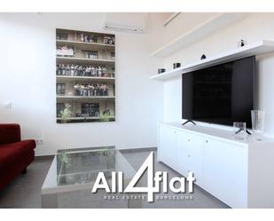 Living room of Flat to rent in  Barcelona Capital  with Air Conditioner, Heating and Furnished