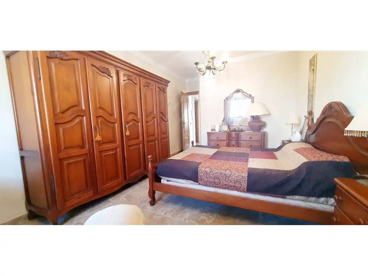 Habitación de Casa adosada en venta en Roquetas de Mar con Aire acondicionado, Calefacción y Jardín privado