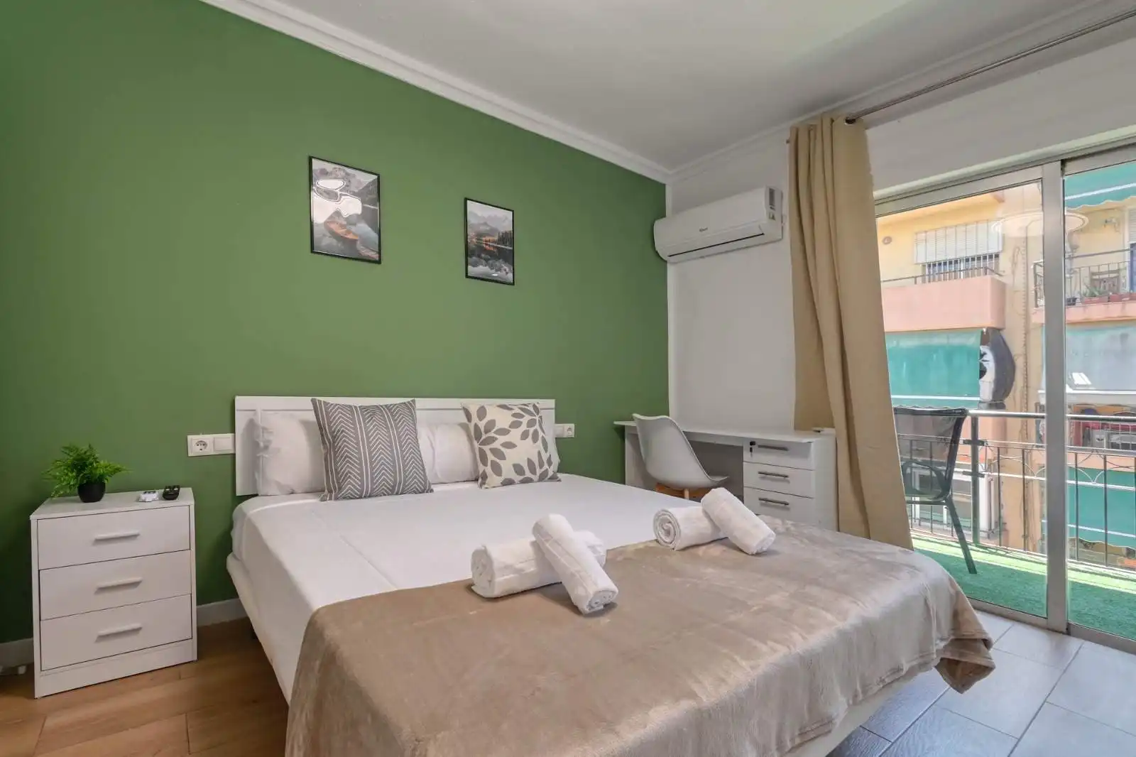 Bedroom of Flat for share in Alicante / Alacant  with Air Conditioner and Furnished