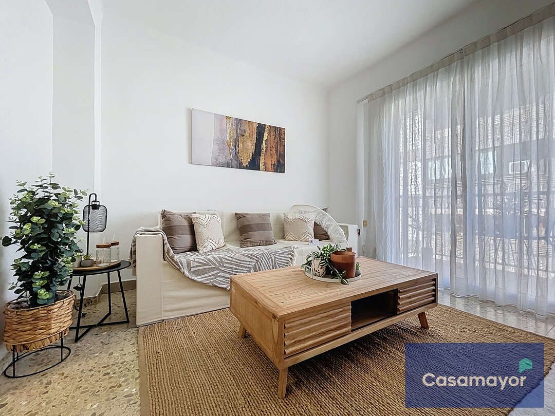 Sala d'estar de Pis en venda en Alicante / Alacant amb Aire condicionat, Calefacció i Balcó