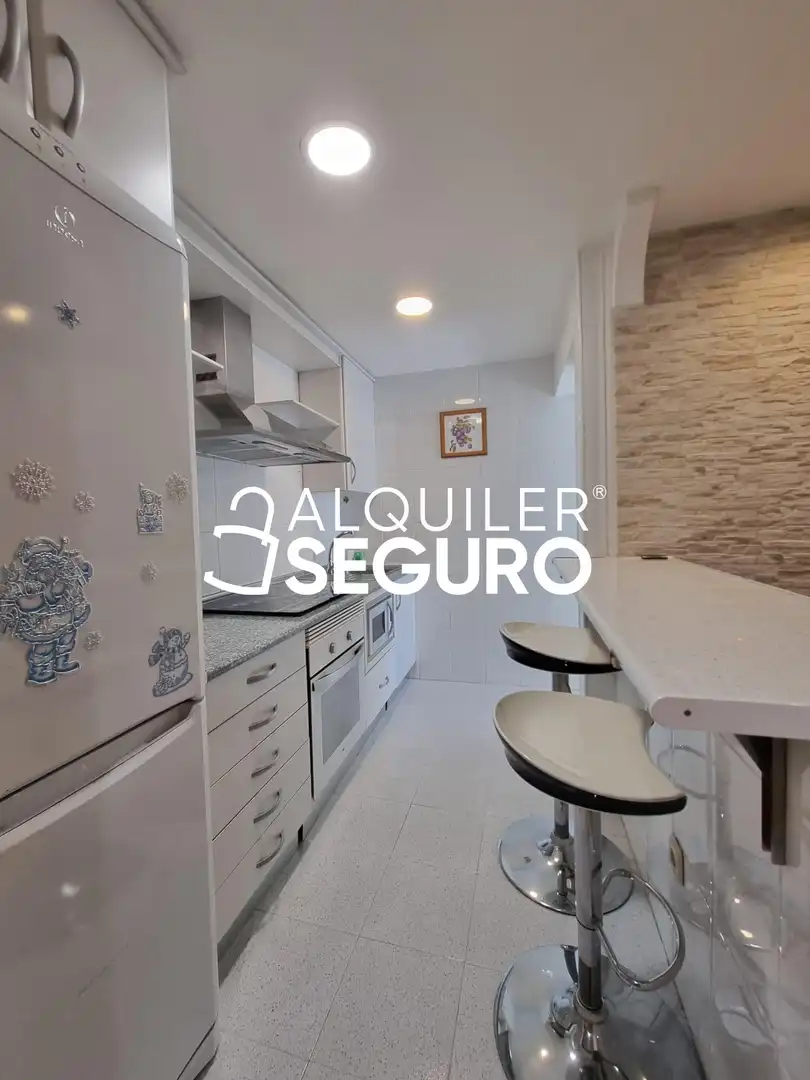 Cuina de Pis de lloguer en Alpedrete amb Calefacció, Terrassa i Traster