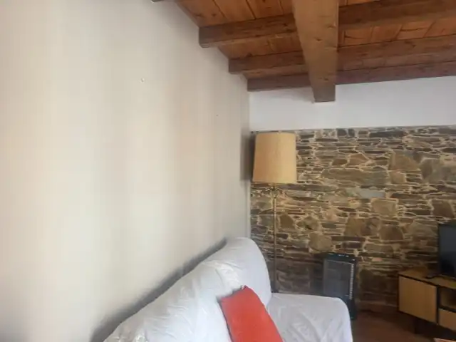 Sala d'estar de Finca rústica en venda en Vegadeo amb Calefacció, Jardí privat i Terrassa