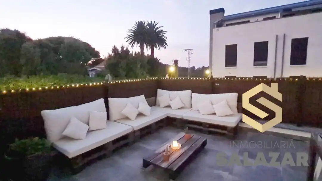 Terraza de Dúplex en venta en Getxo  con Calefacción, Jardín privado y Terraza