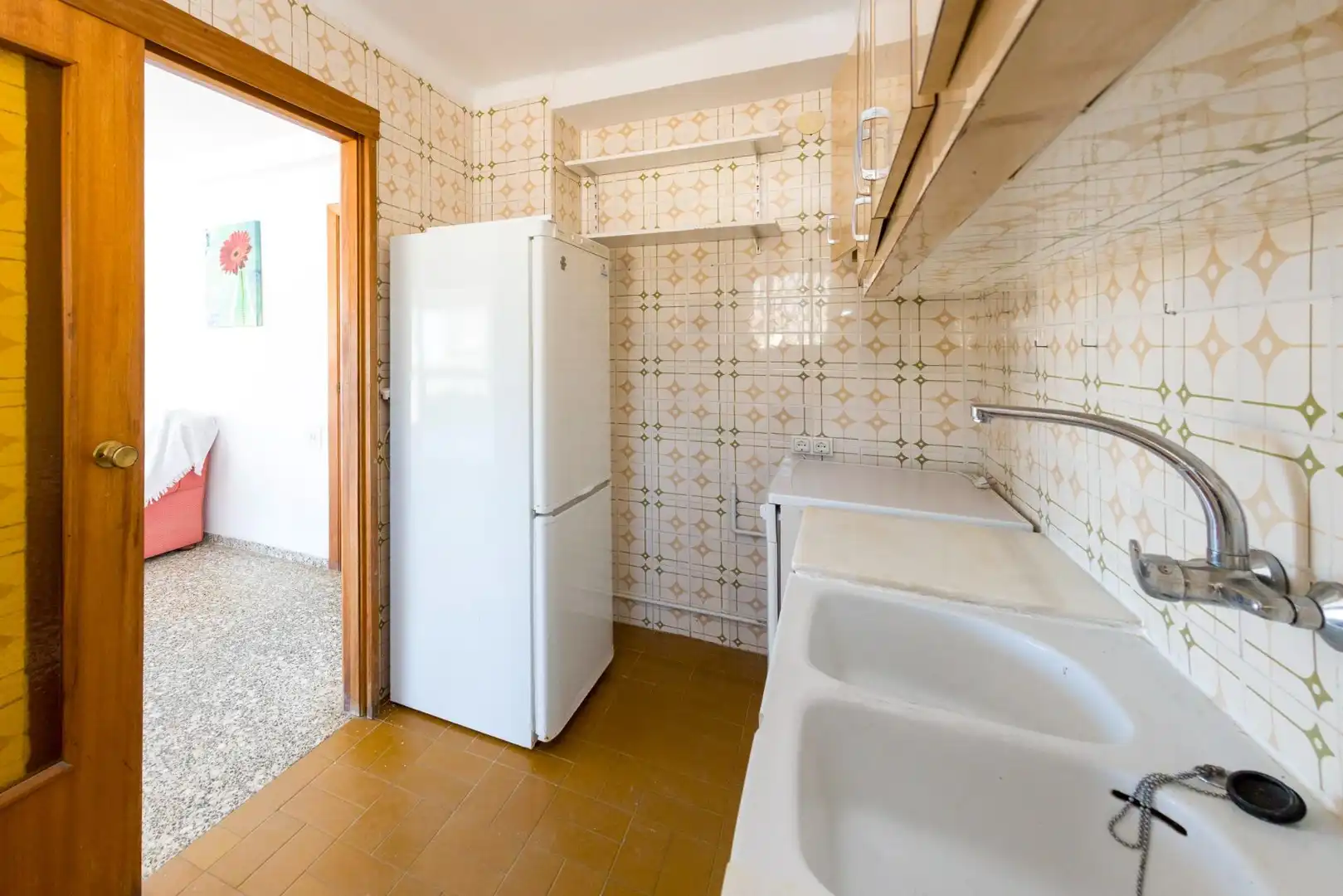 Cuina de Apartament en venda en Benicasim / Benicàssim amb Jardí privat, Terrassa i Traster