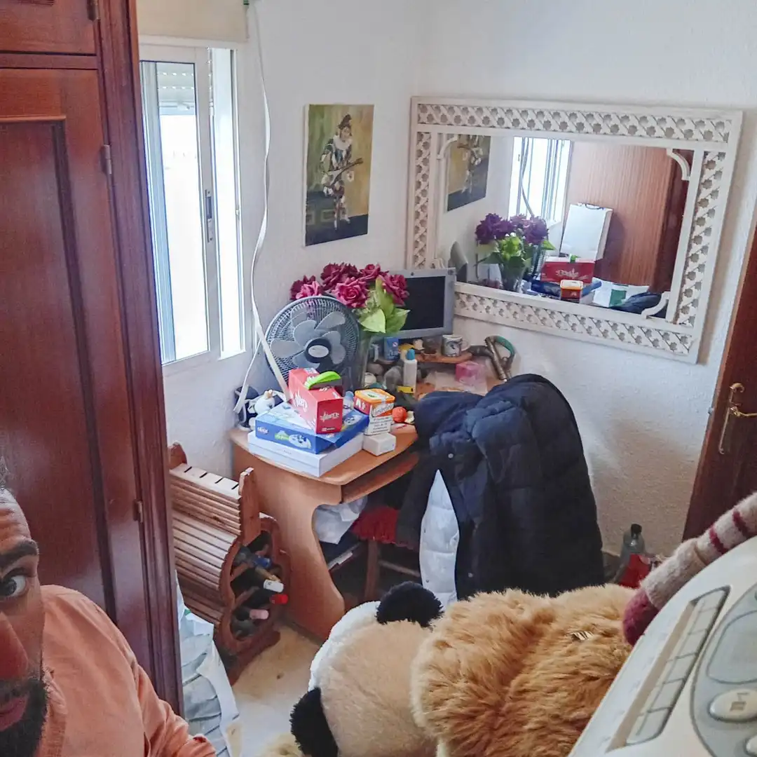Bedroom of Flat for sale in Marbella  with Air Conditioner, Terrace and Furnished