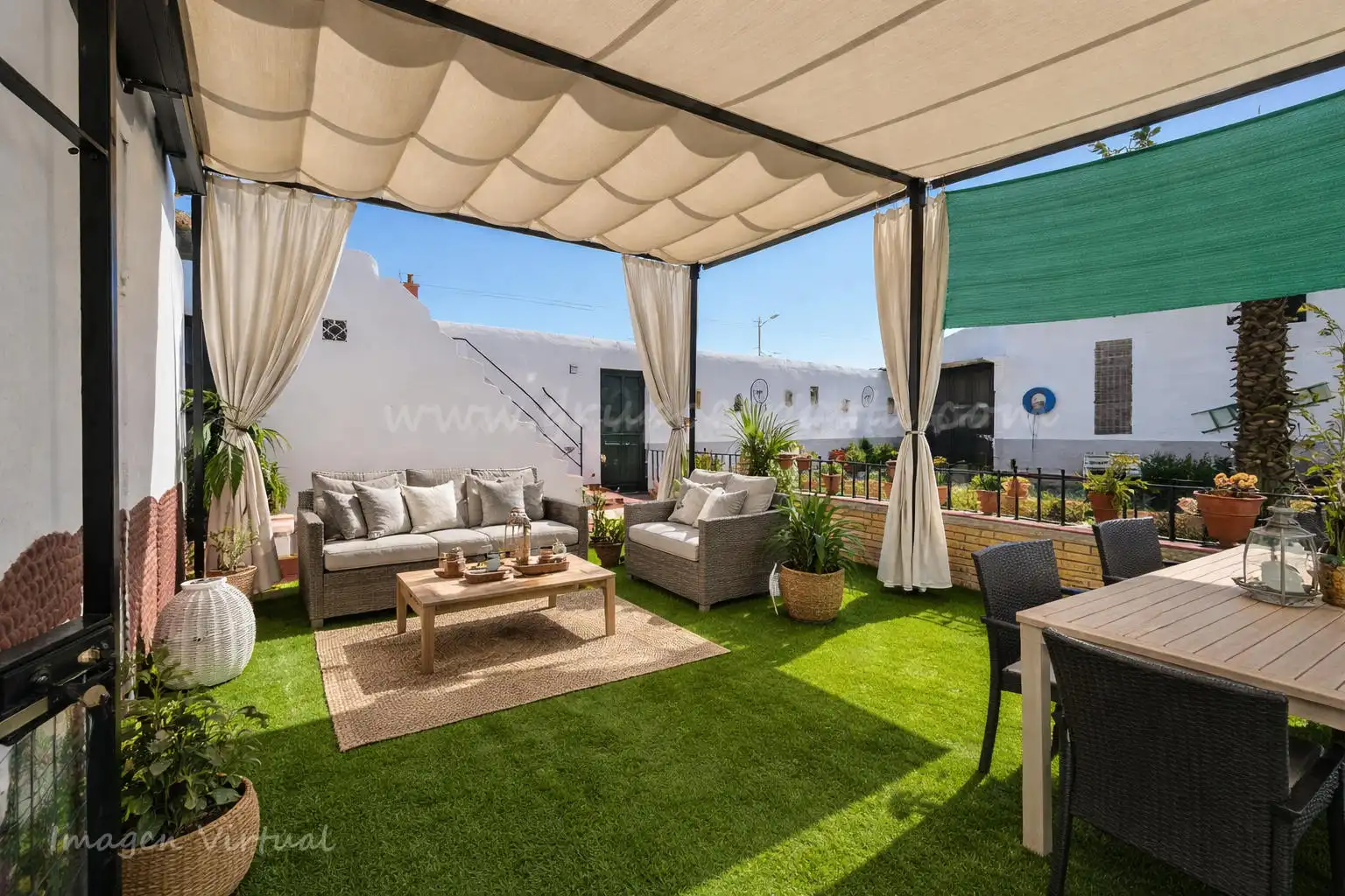 Terraza de Casa adosada en venta en Umbrete