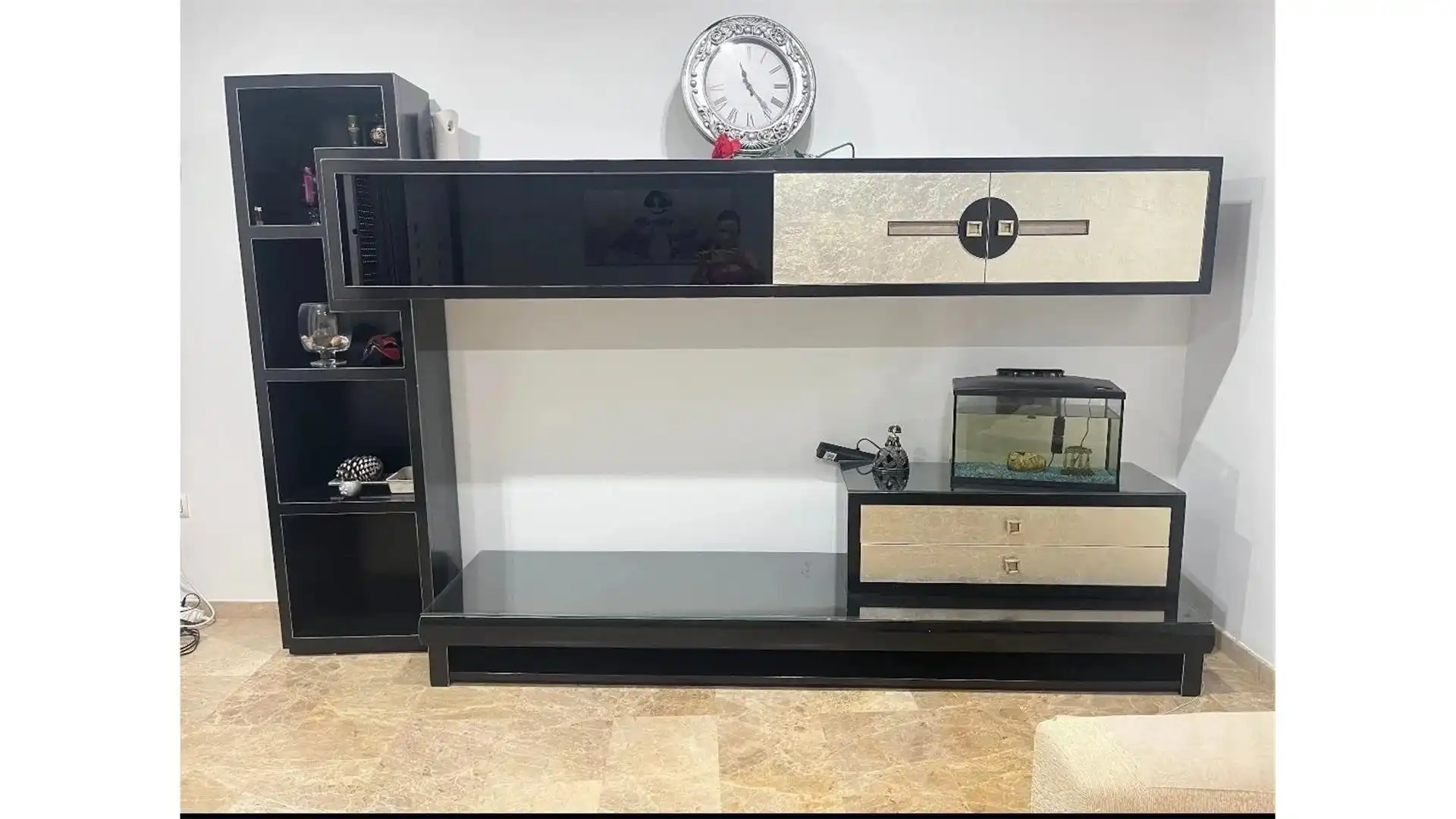 Living room of Flat for sale in Benifaió  with Air Conditioner, Terrace and Furnished