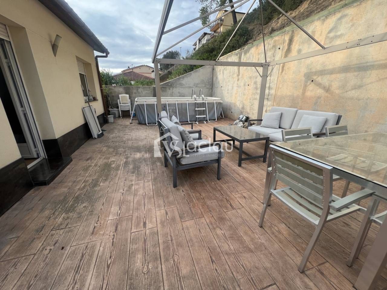 Terrassa de Casa o xalet en venda en Abrera amb Jardí privat, Terrassa i Moblat
