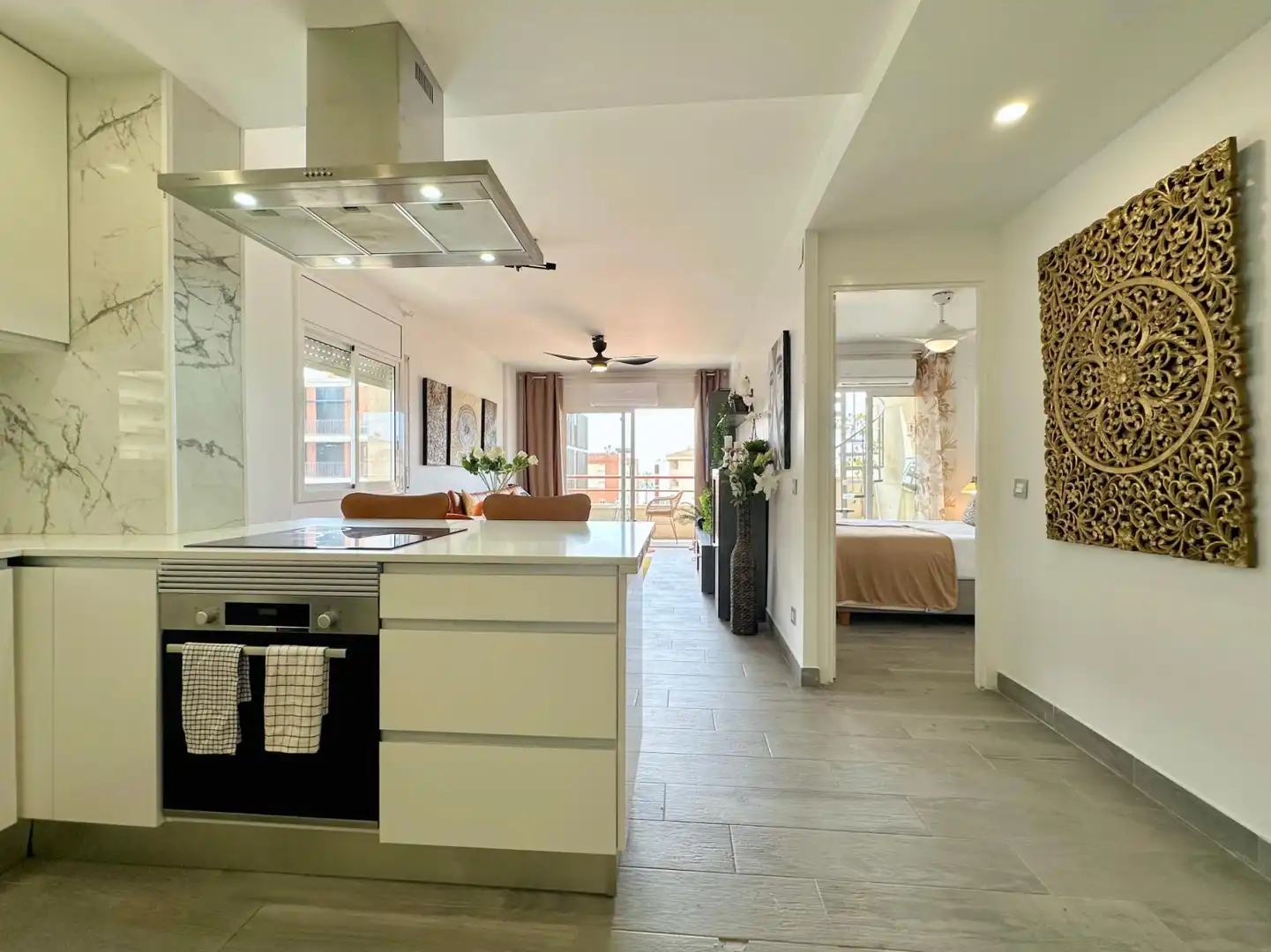 Cocina de Ático en venta en Calafell con Aire acondicionado, Calefacción y Terraza