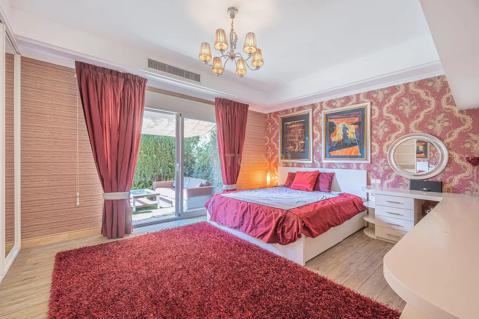 Bedroom of Apartments for rent in Marbella  with Air Conditioner, Private garden and Furnished