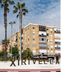 Vista exterior de Pis de lloguer en Xirivella amb Parquet, Terrassa i Moblat