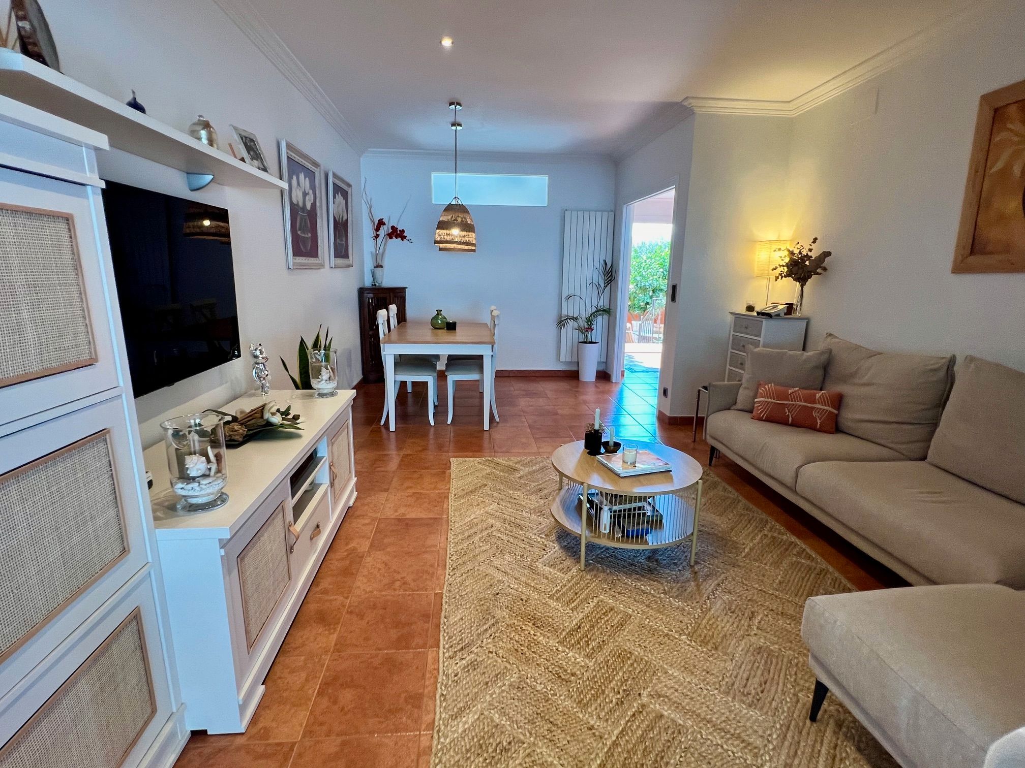 Living room of Single-family semi-detached for sale in Palafrugell  with Air Conditioner, Heating and Terrace