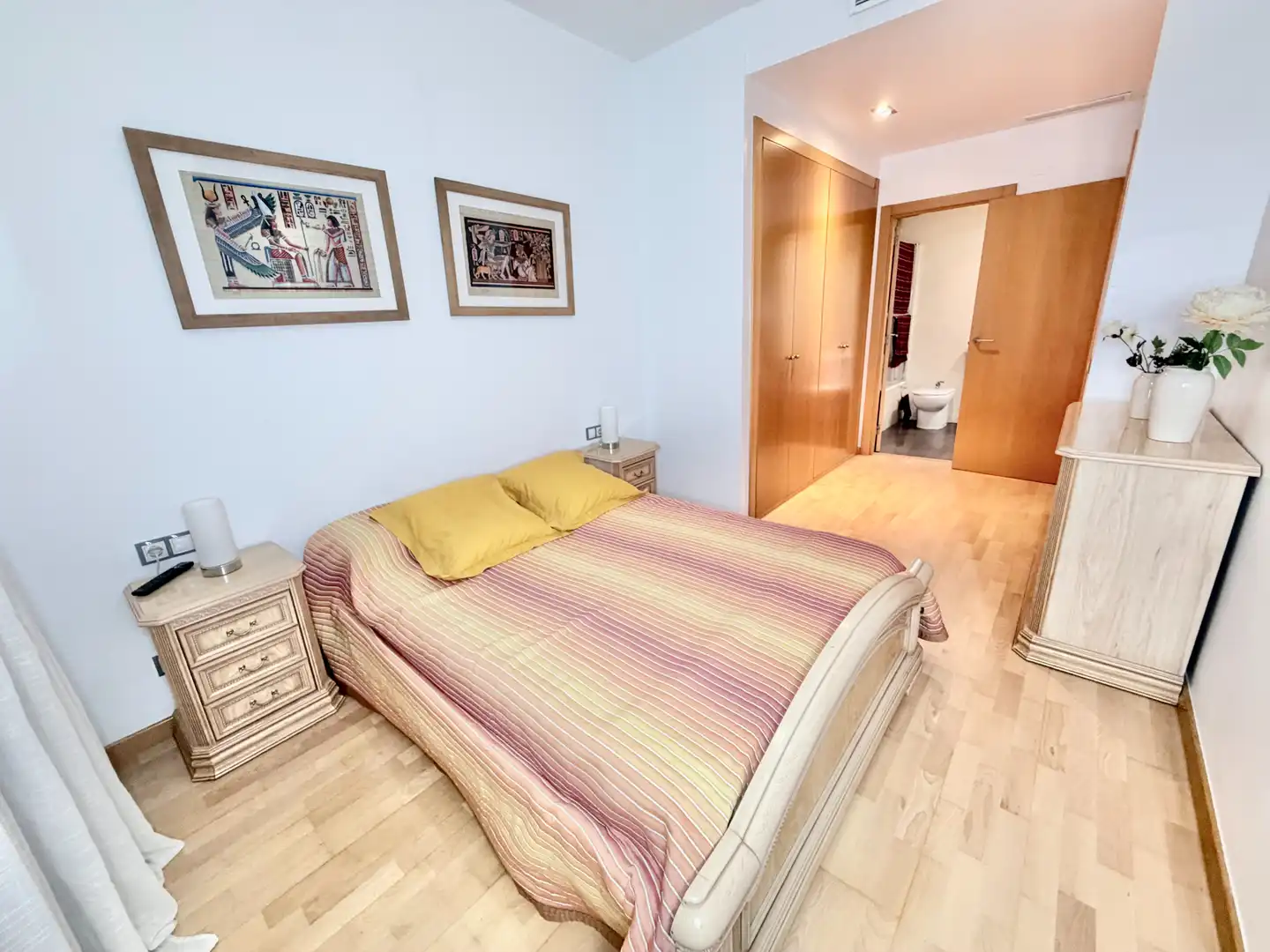 Bedroom of Ground floor for sale in Badalona  with Air Conditioner, Heating and Private garden