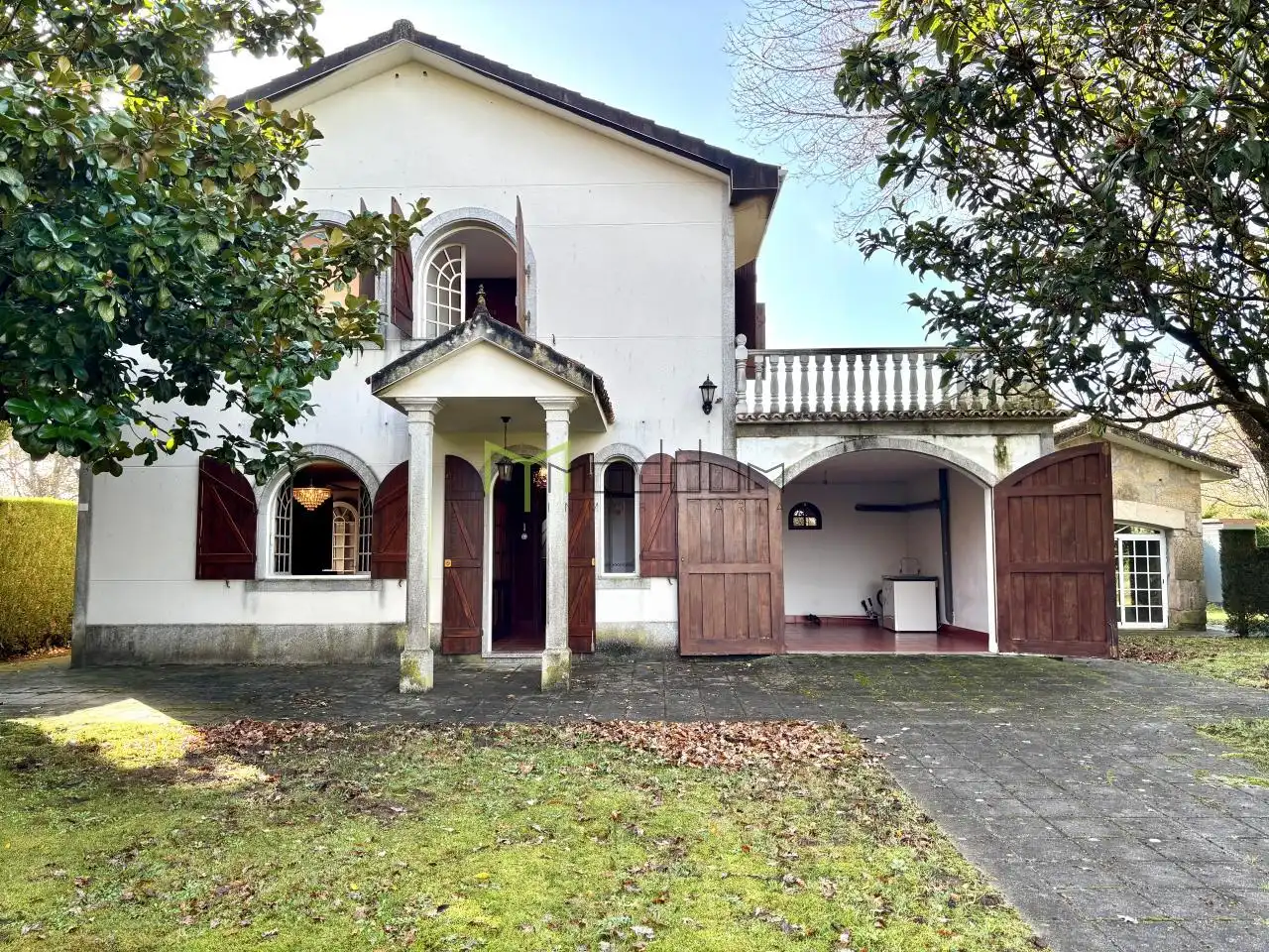 Vista exterior de Casa o chalet en venta en Silleda con Calefacción, Jardín privado y Parquet