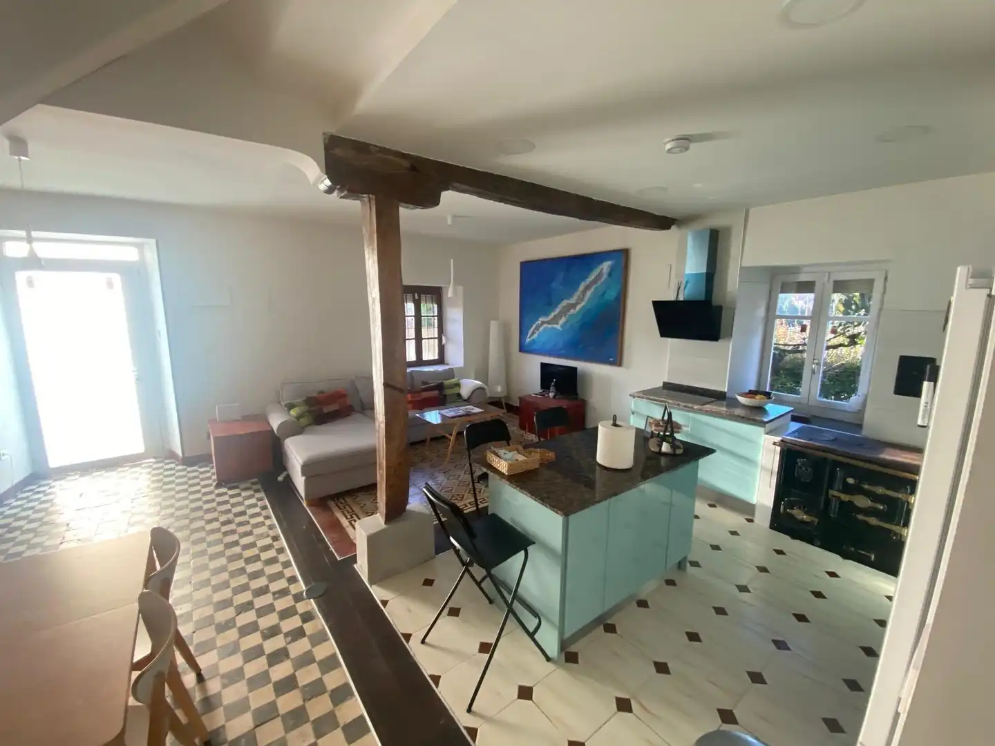 Living room of Detached homes for sale in Hazas de Cesto  with Heating, Private garden and Terrace