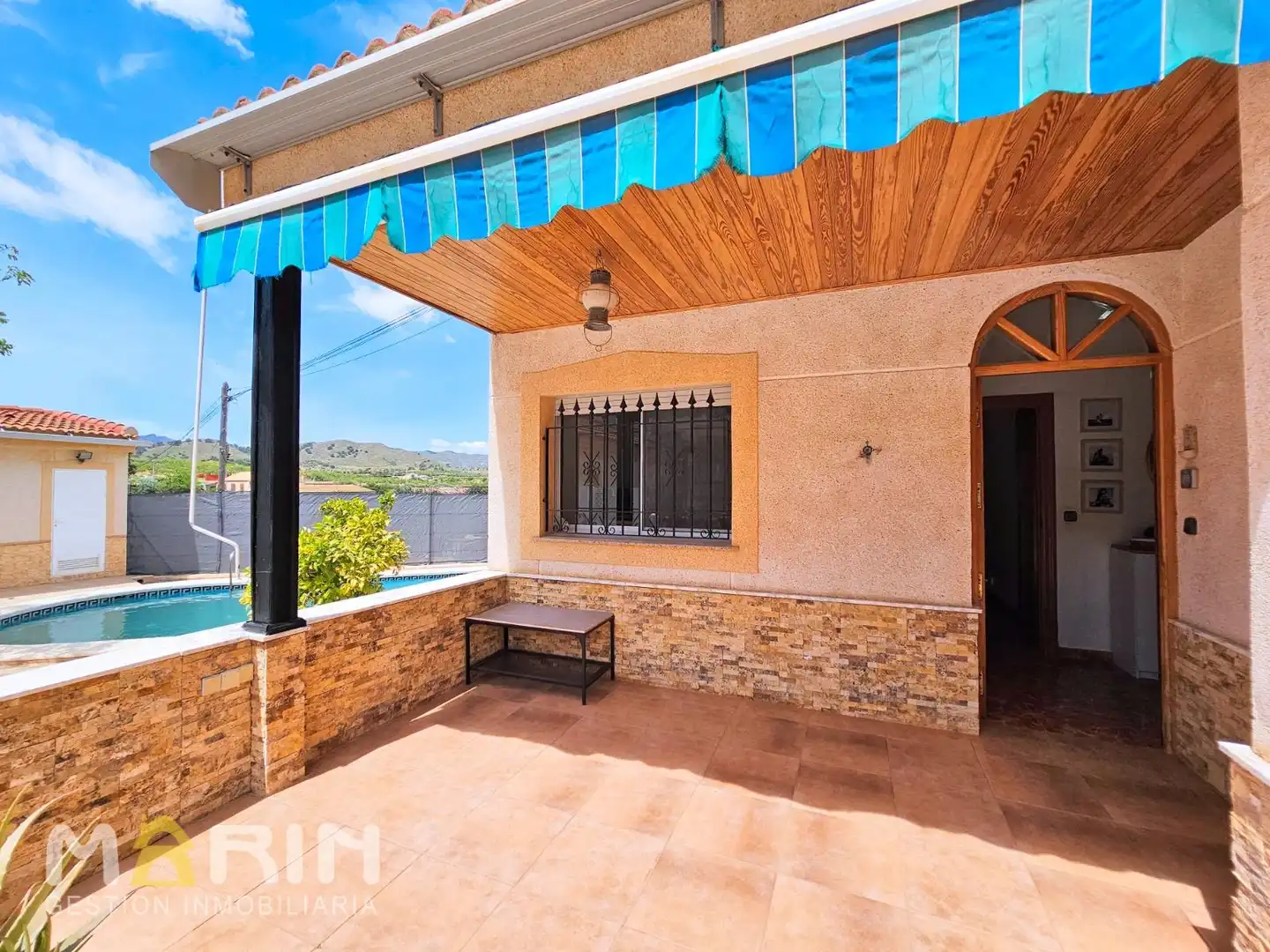 Terrassa de Casa o xalet en venda en Cartagena amb Aire condicionat, Jardí privat i Terrassa