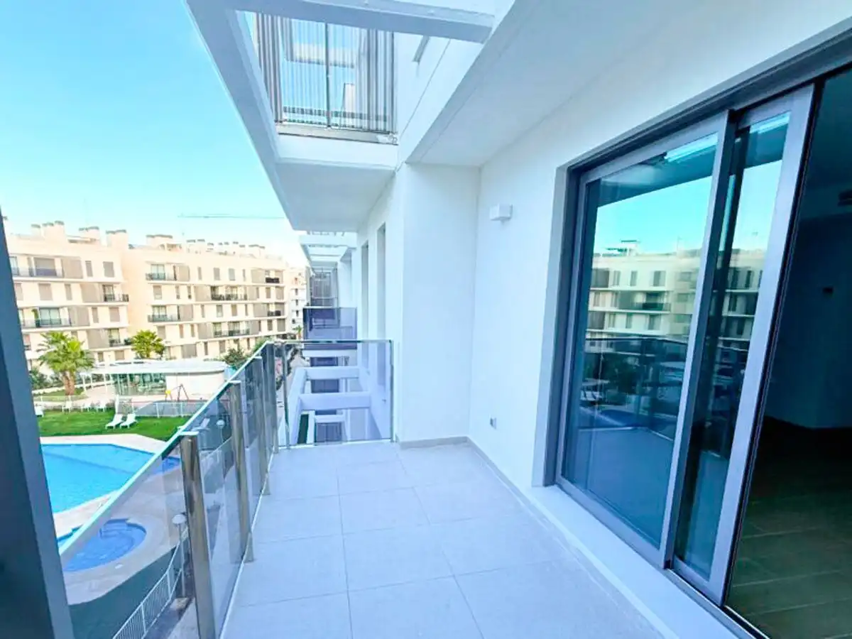Balcony of Flat for sale in Dénia  with Air Conditioner, Terrace and Community pool