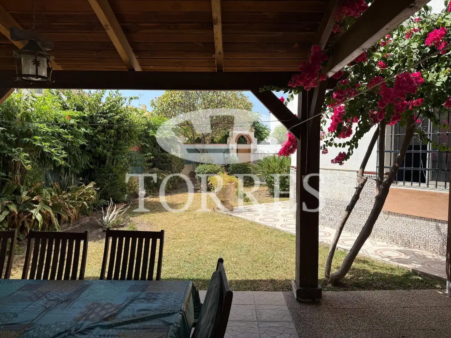 Jardín de Casa adosada en venta en Málaga con Terraza, Balcón y Piscina comunitaria