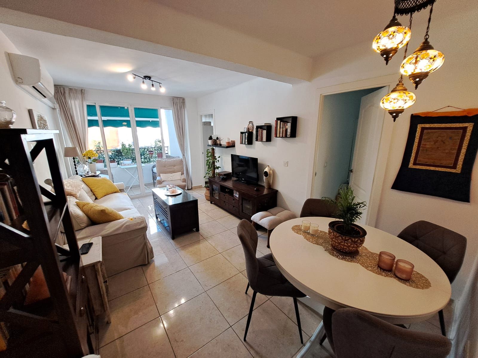 Sala de estar de Piso en venta en Málaga Capital con Aire acondicionado, Terraza y Amueblado