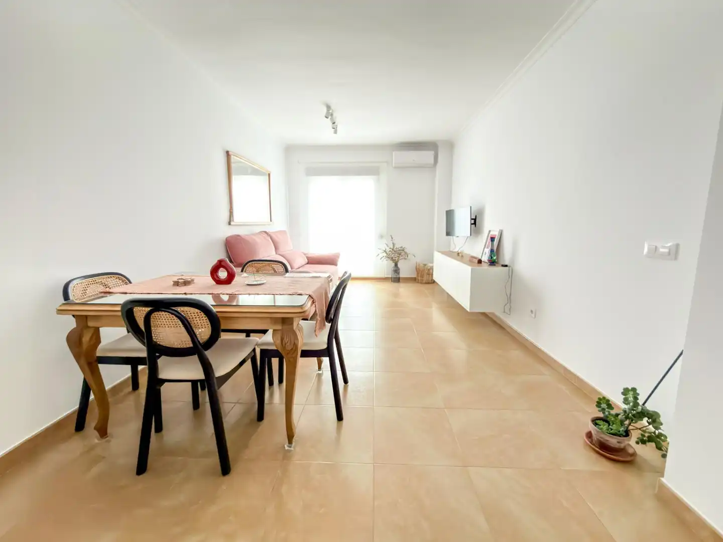 Sala de estar de Piso en venta en Rafelbuñol / Rafelbunyol con Aire acondicionado y Balcón
