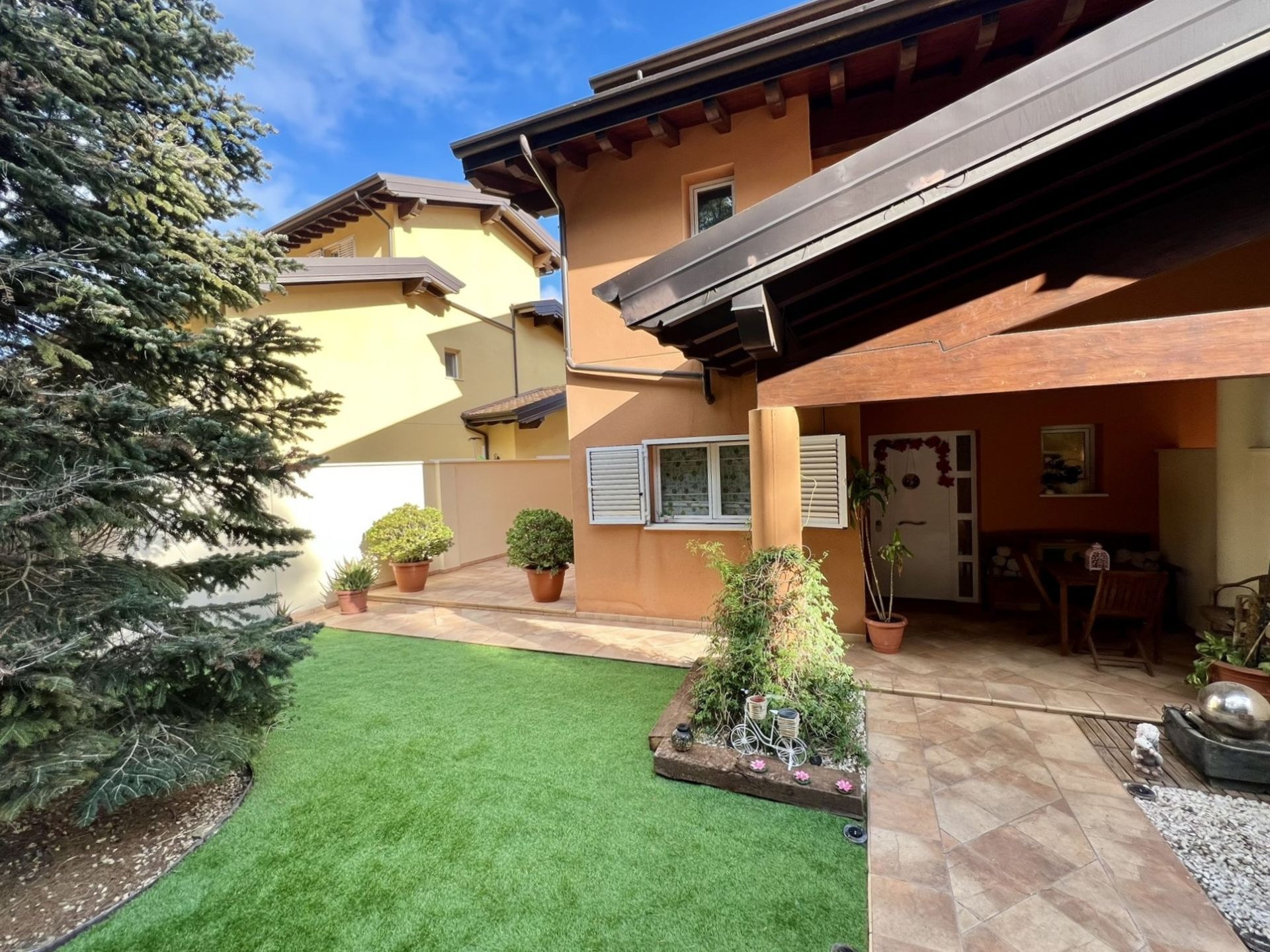 Garden of Single-family semi-detached for sale in Cocentaina  with Air Conditioner, Heating and Private garden