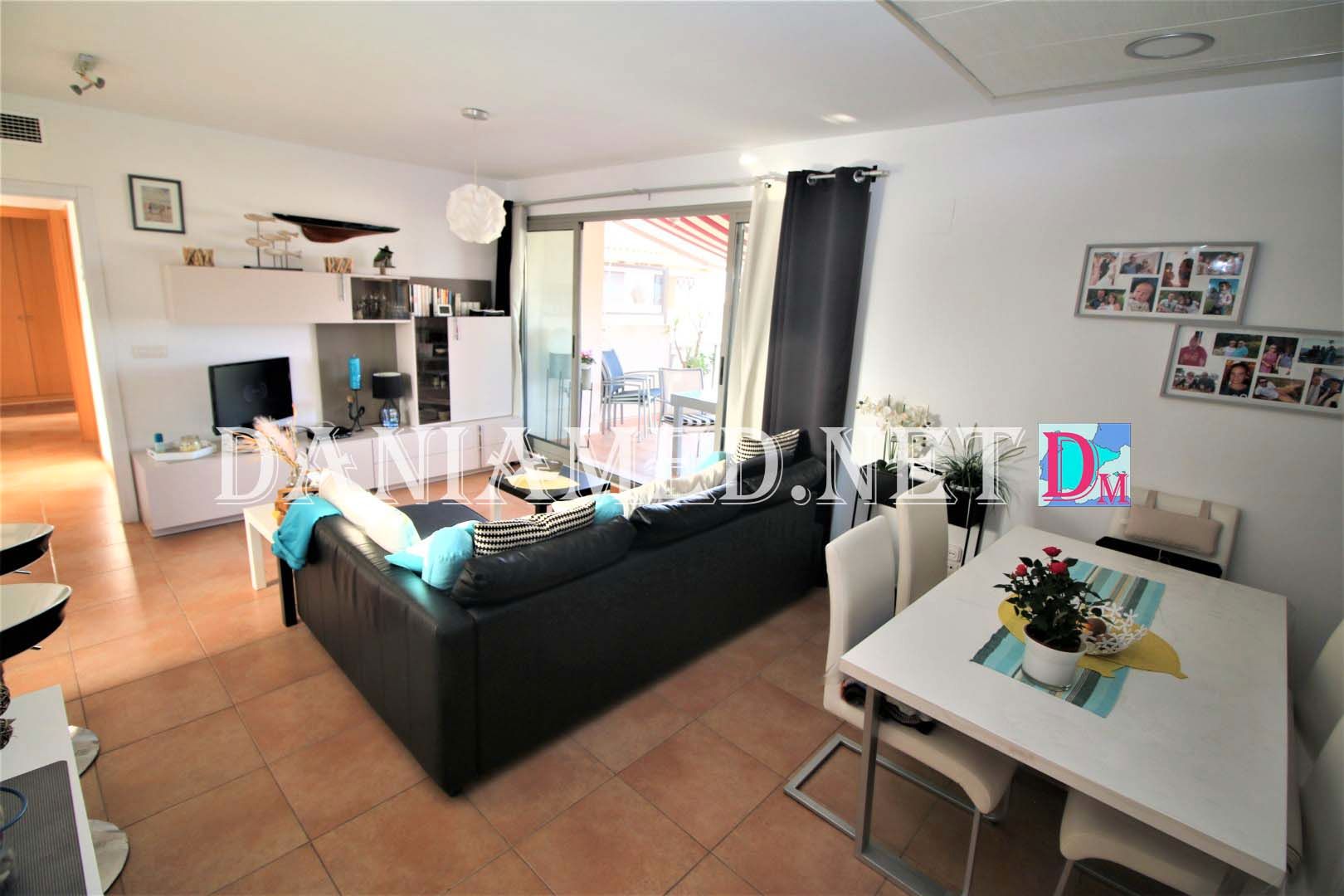 Sala de estar de Ático en venta en El Verger con Aire acondicionado, Calefacción y Jardín privado