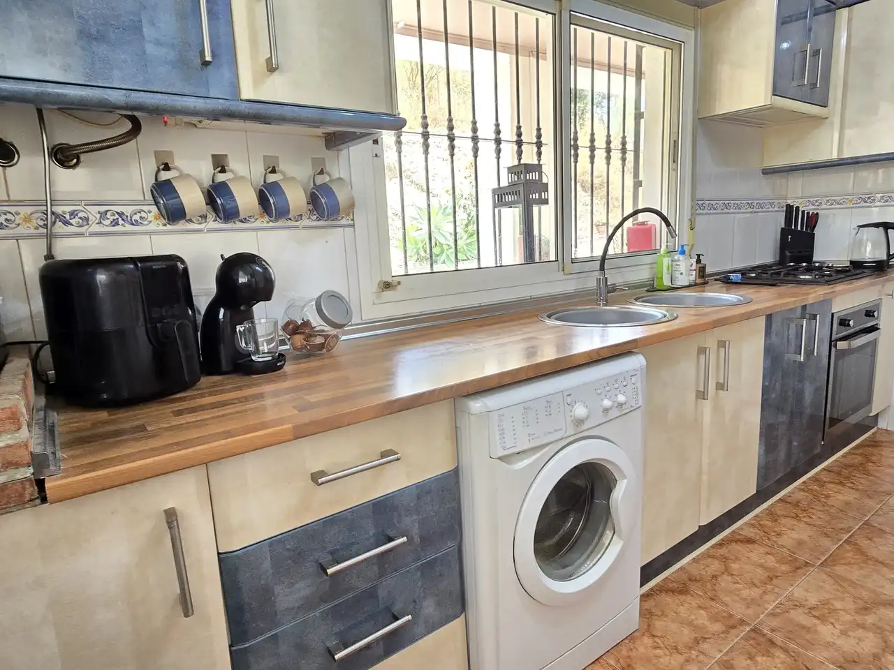 Cocina de Casa o chalet en venta en Canillas de Aceituno con Aire acondicionado y Terraza