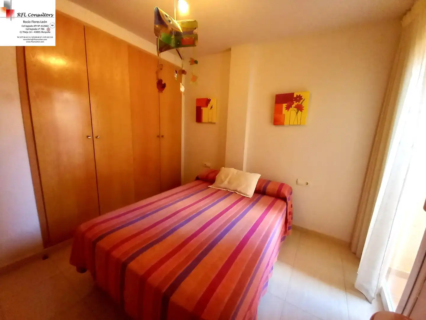 Schlafzimmer von Wohnungen zum Verkauf in L'Ampolla mit Heizung, Terrasse und Möbliert