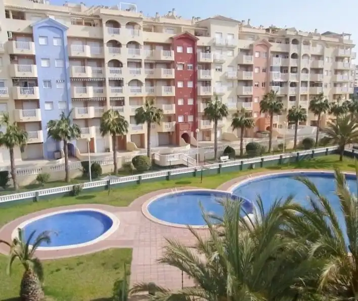 Swimming pool of Apartments for rent in La Manga del Mar Menor  with Heating, Terrace and Swimming Pool